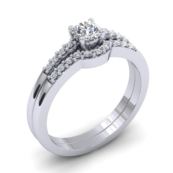 סט משלים טבעת אירוסין ונישואין