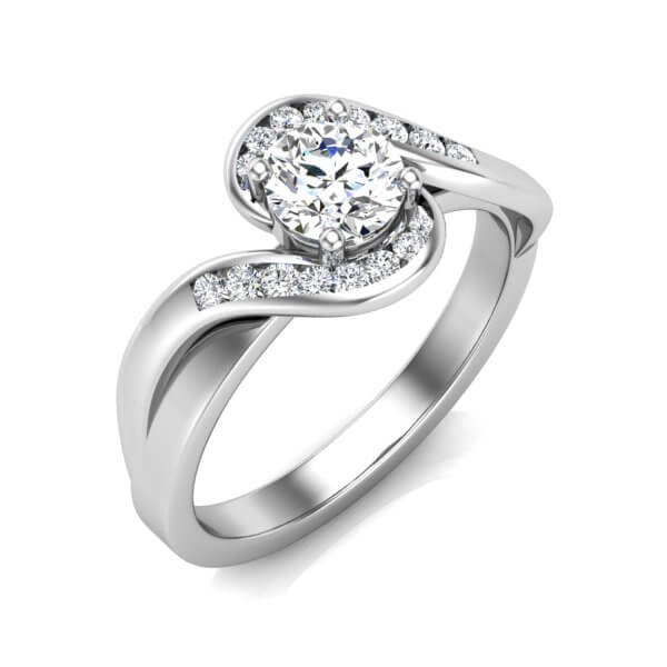 טבעת אירוסין מעוצבת הבורסה ליהלומים