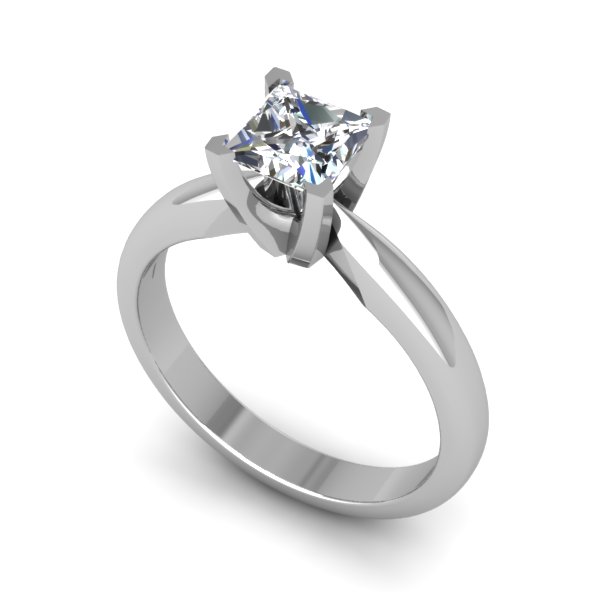 טבעת אירוסין מרובעת