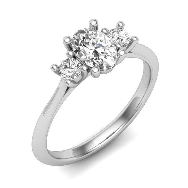 טבעת יהלומים עדינה