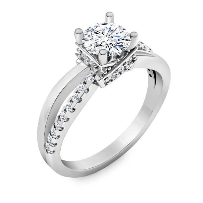 טבעת אירוסין קלאסית