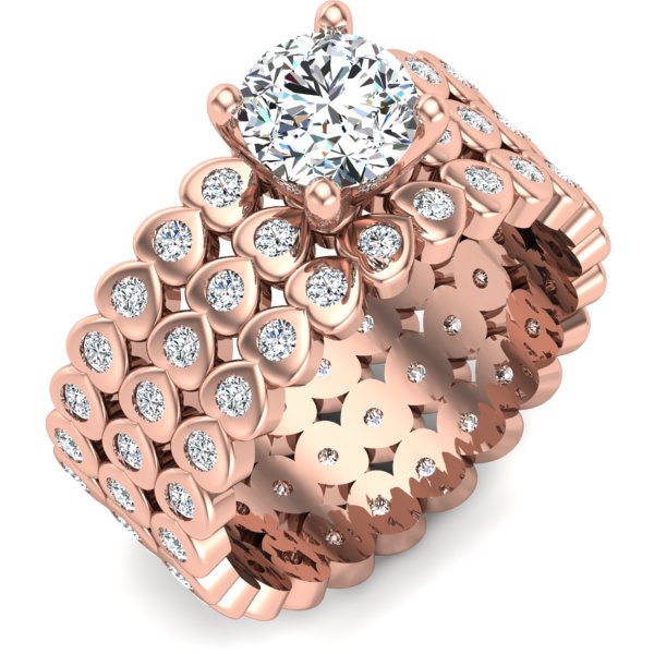 טבעת יהלומים יוקרתית