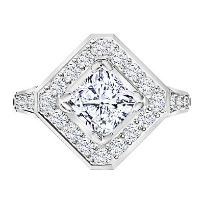 טבעת יהלומים לאישה