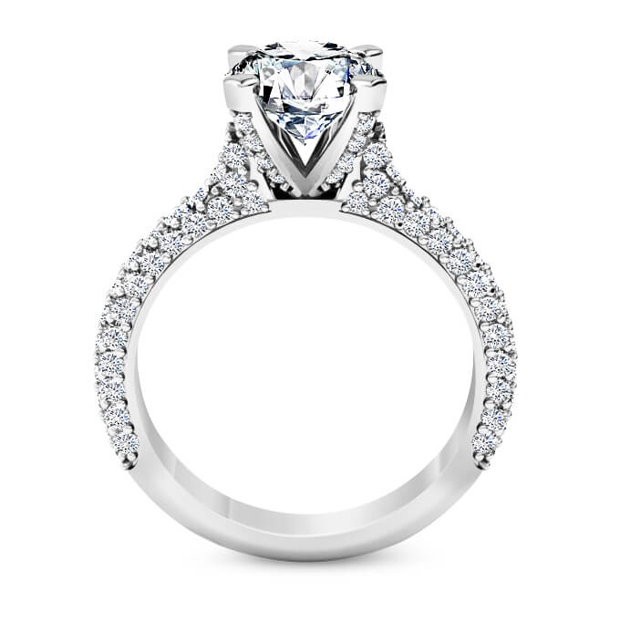 טבעת יהלומים