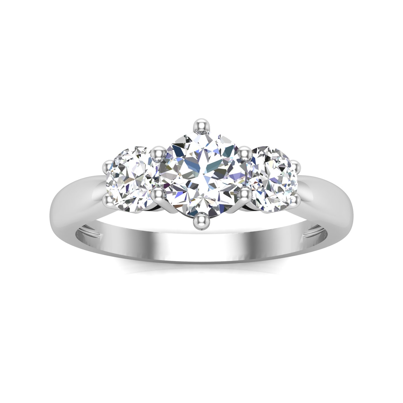 טבעת יהלומים מרשימה לאישה