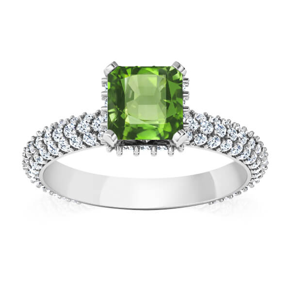 טבעת אבן חן לאישה