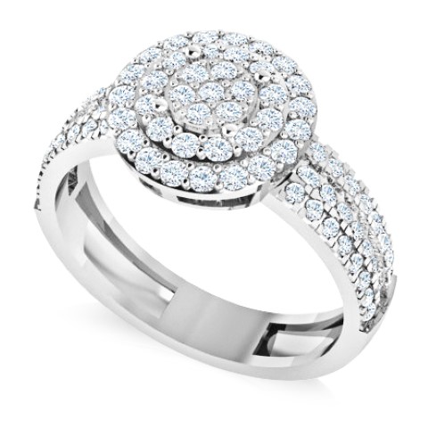 טבעת אירוסין בעיצוב הולו