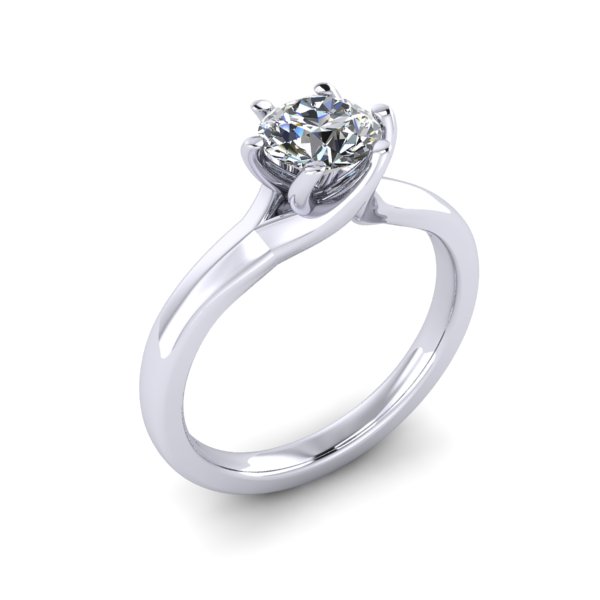 טבעת אירוסין קלאסית