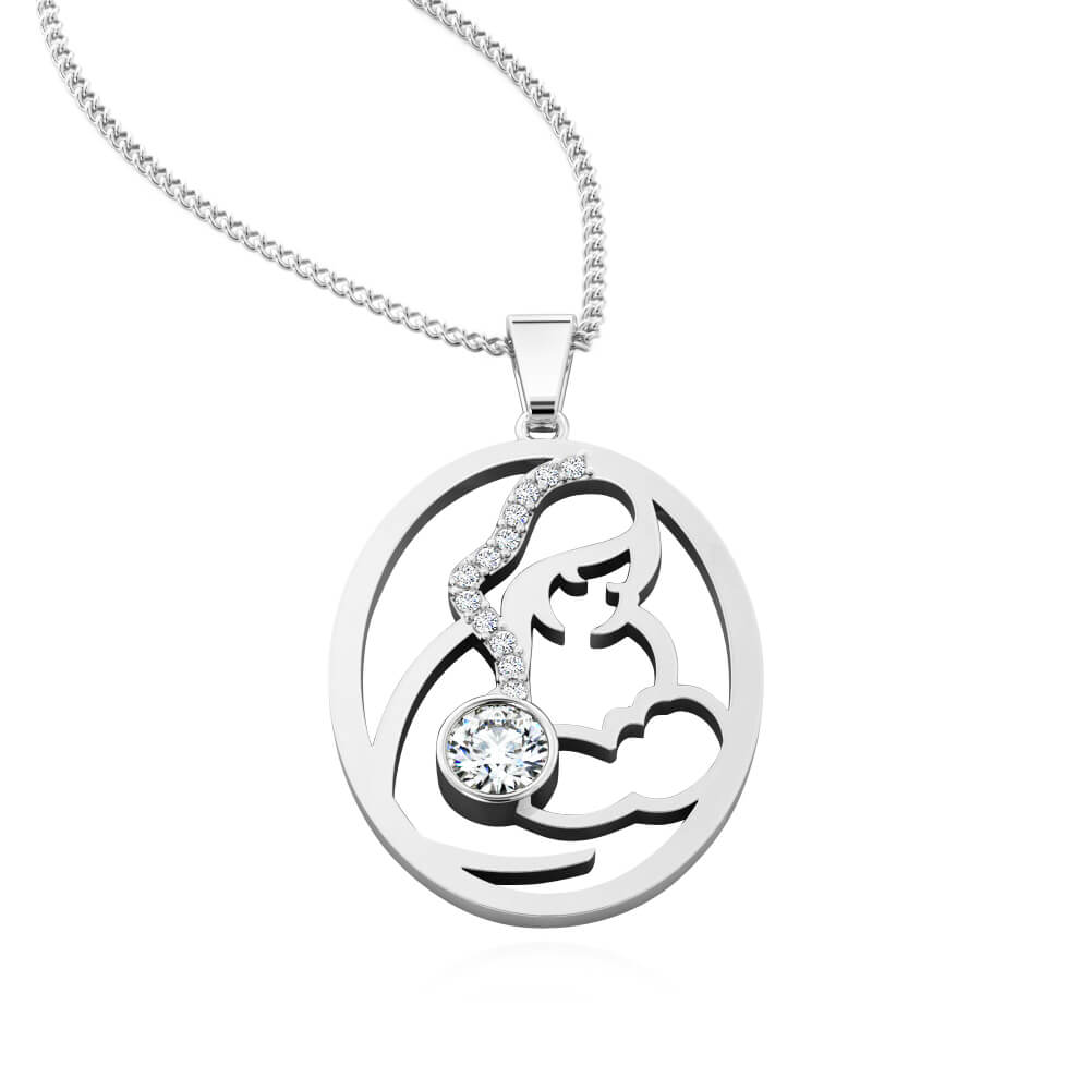 תליון יהלומים מעוצב