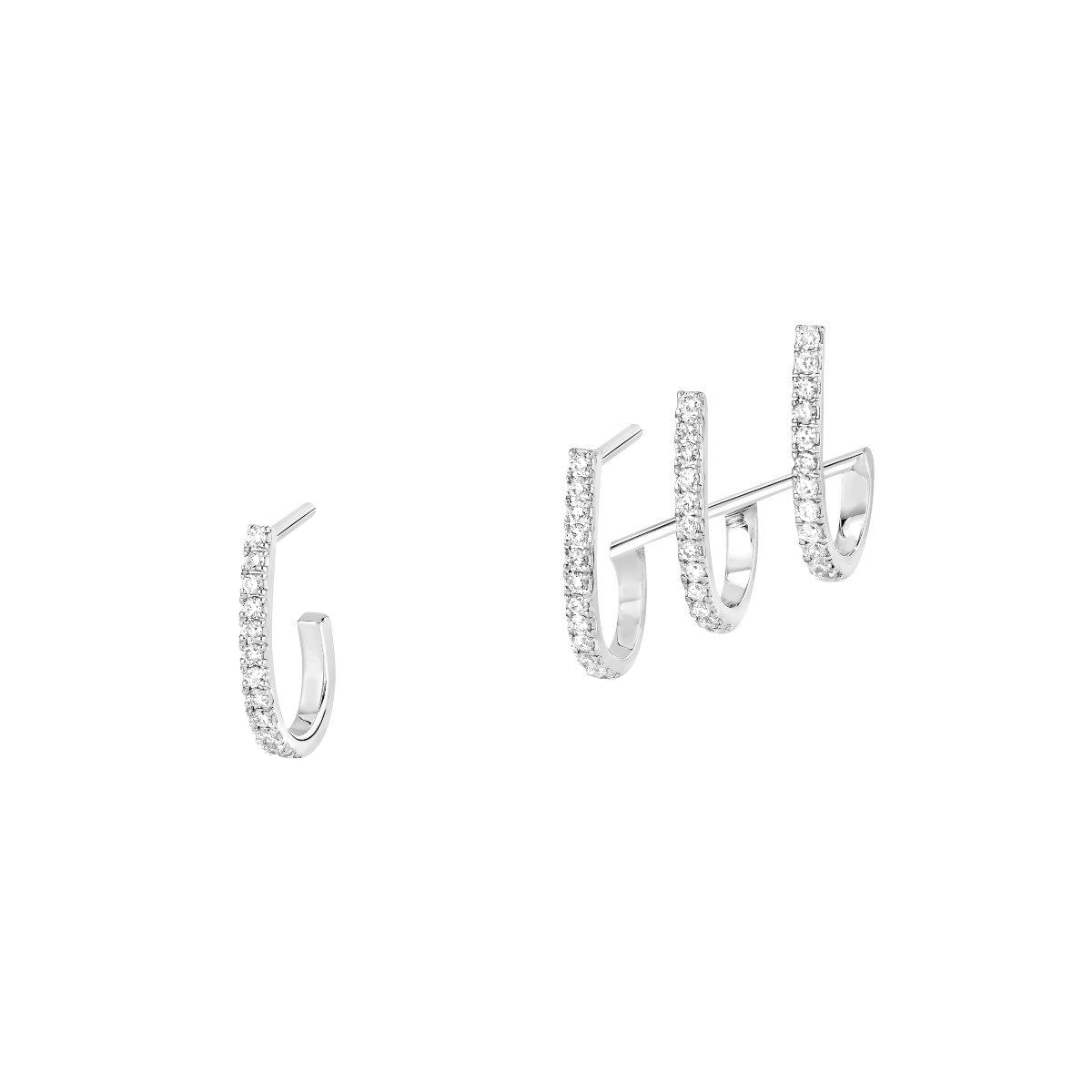 עגיל מטפס משובץ יהלומים