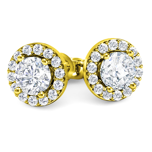 עגילים יהלומים גדולים