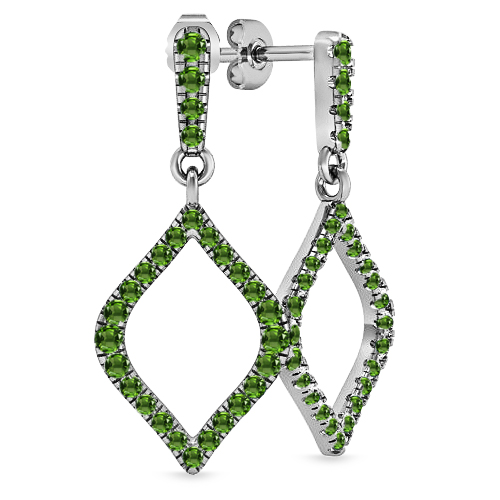 אבני ברקת בעגילים