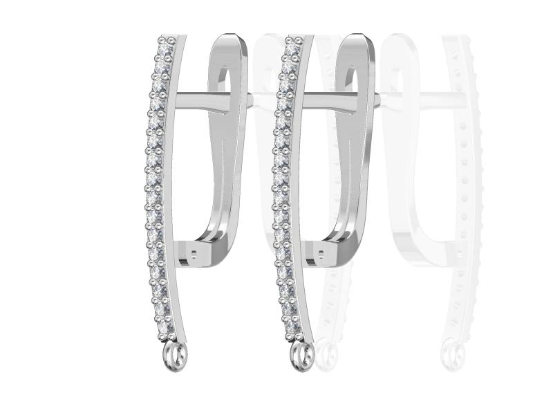 עגילי יהלומים יוקרתיים