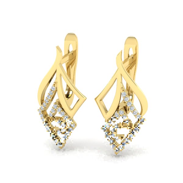 עגילים מזהב