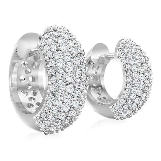 עגילי זהב ויהלומים