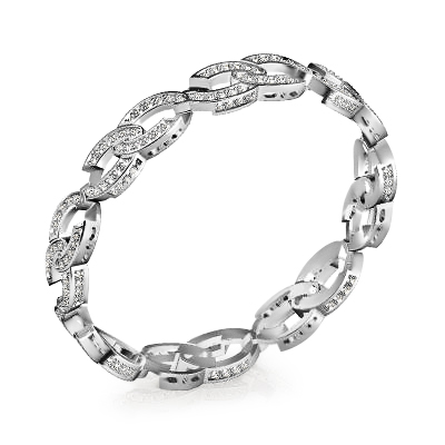 צמיד זהב ויהלומים לגבר