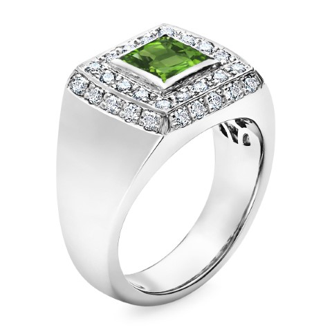 טבעת יהלומים מרשימה לגבר