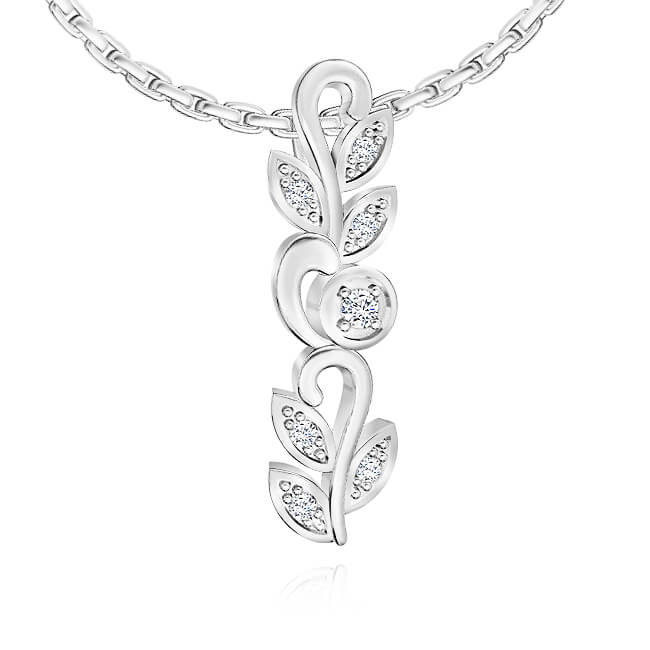 תליון יהלומים מעוצב