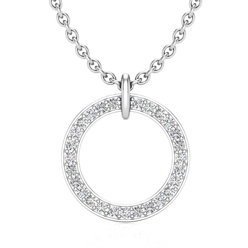 תליון עיגול לגבר ולאישה