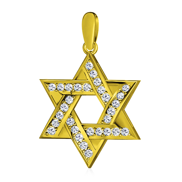 תליון מגן דויד גדול