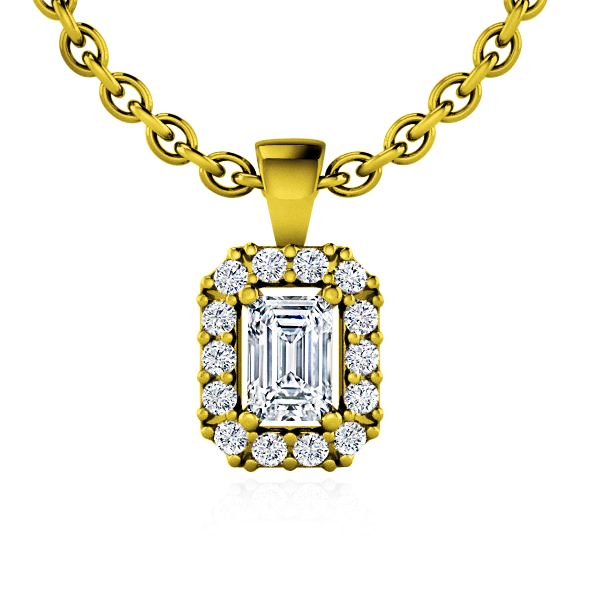 תליון יהלום לצוואר