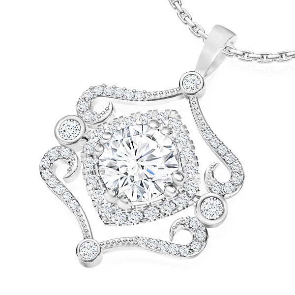 תליון יהלומים 