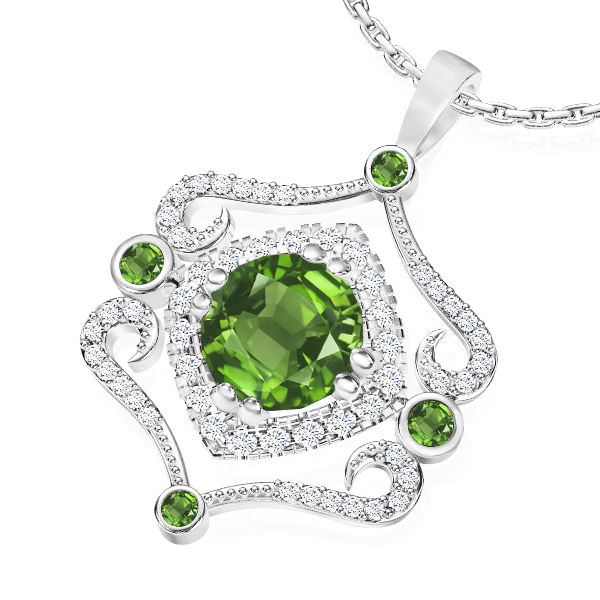 תליון אמרלד ברקת