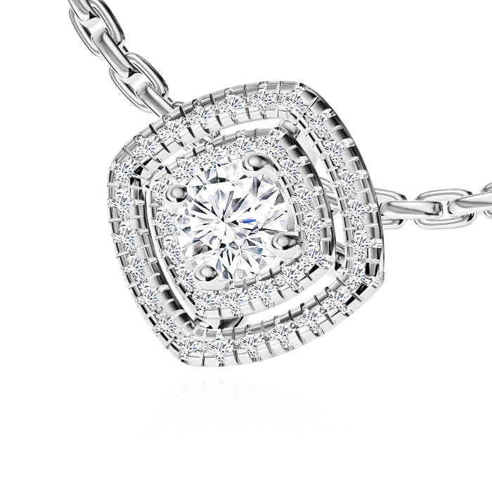 תליון יהלומים מעוצב 