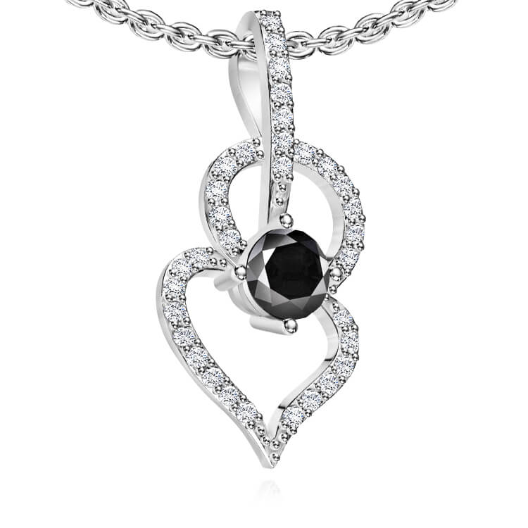 תליון יהלומים מעוצב