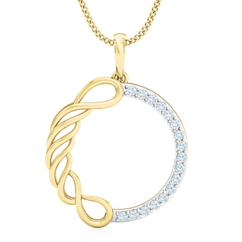 תליון יהלומים מעוצב