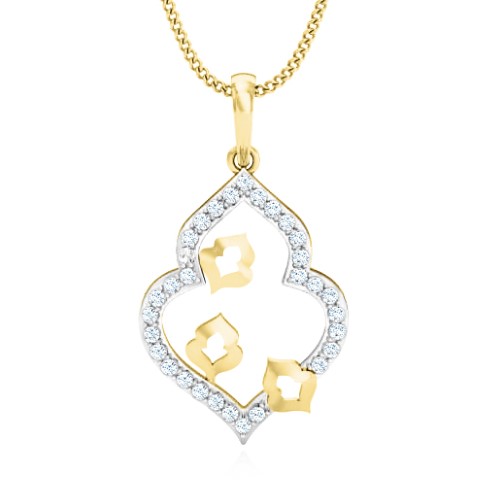 תליון יהלומים מעוצב