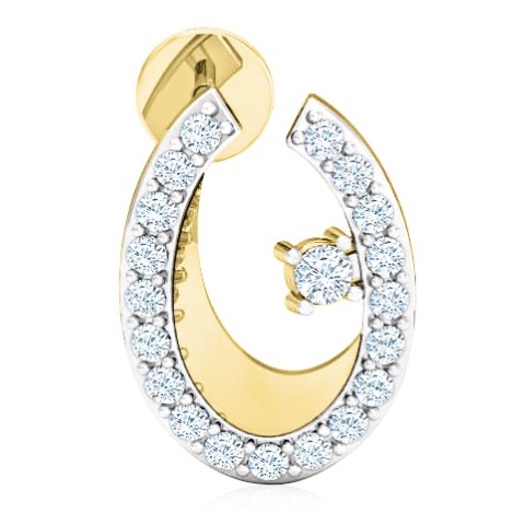 עגילי יהלומים לאישה