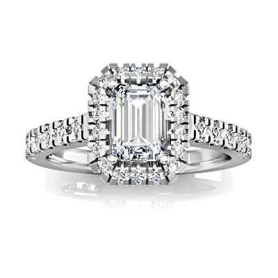 טבעת אירוסין יהלום מרובע