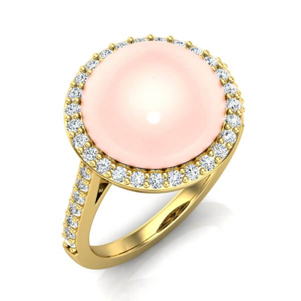 טבעת עם פנינה