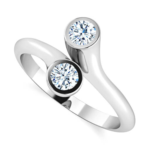 טבעת יהלומים מרשימה לאישה