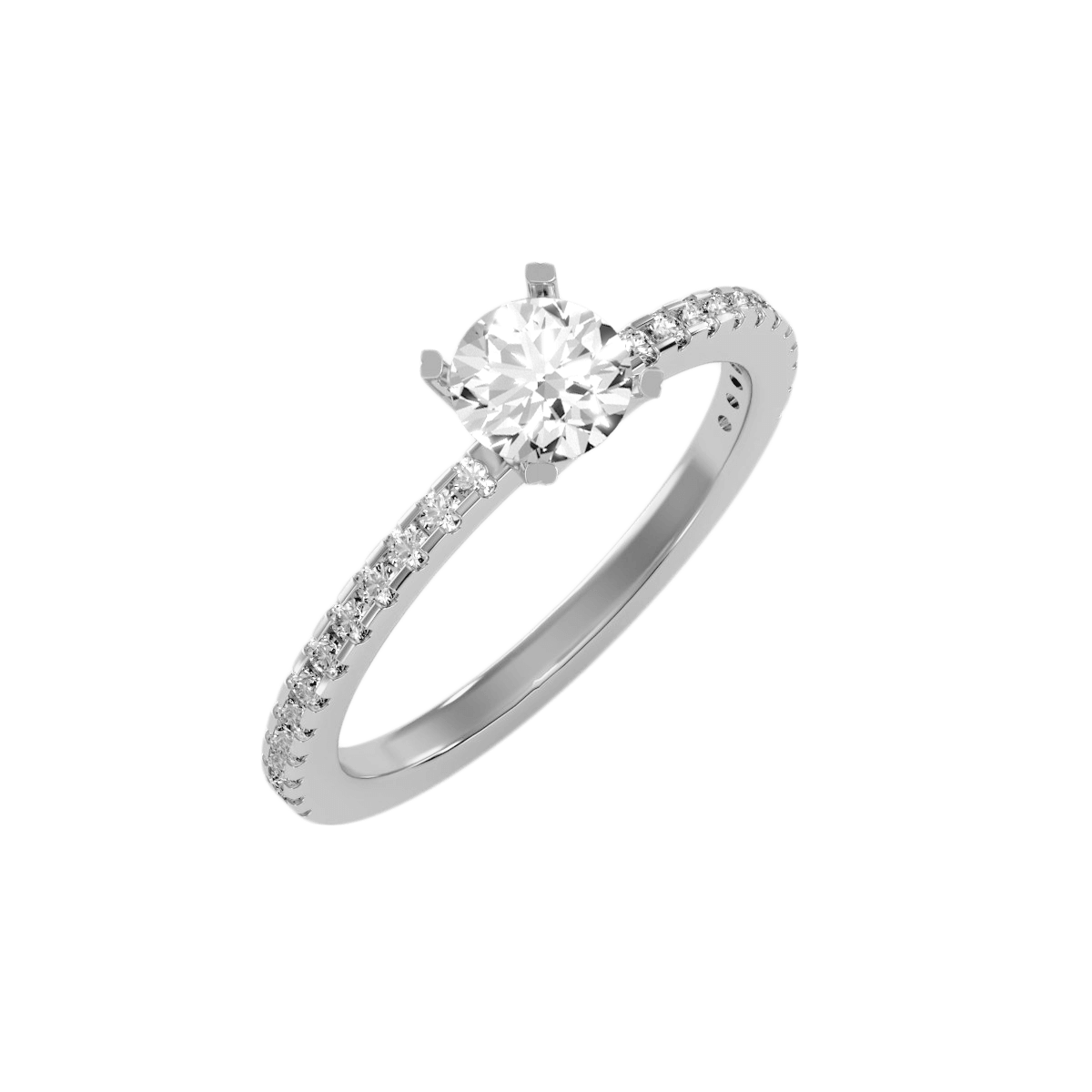 טבעת סוליטר דקה ועדינה- טבעת אירוסין