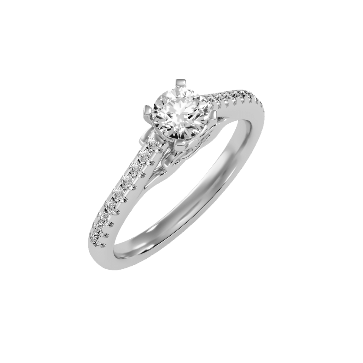 טבעת אירוסין עדינה ויוקרתית לאישה