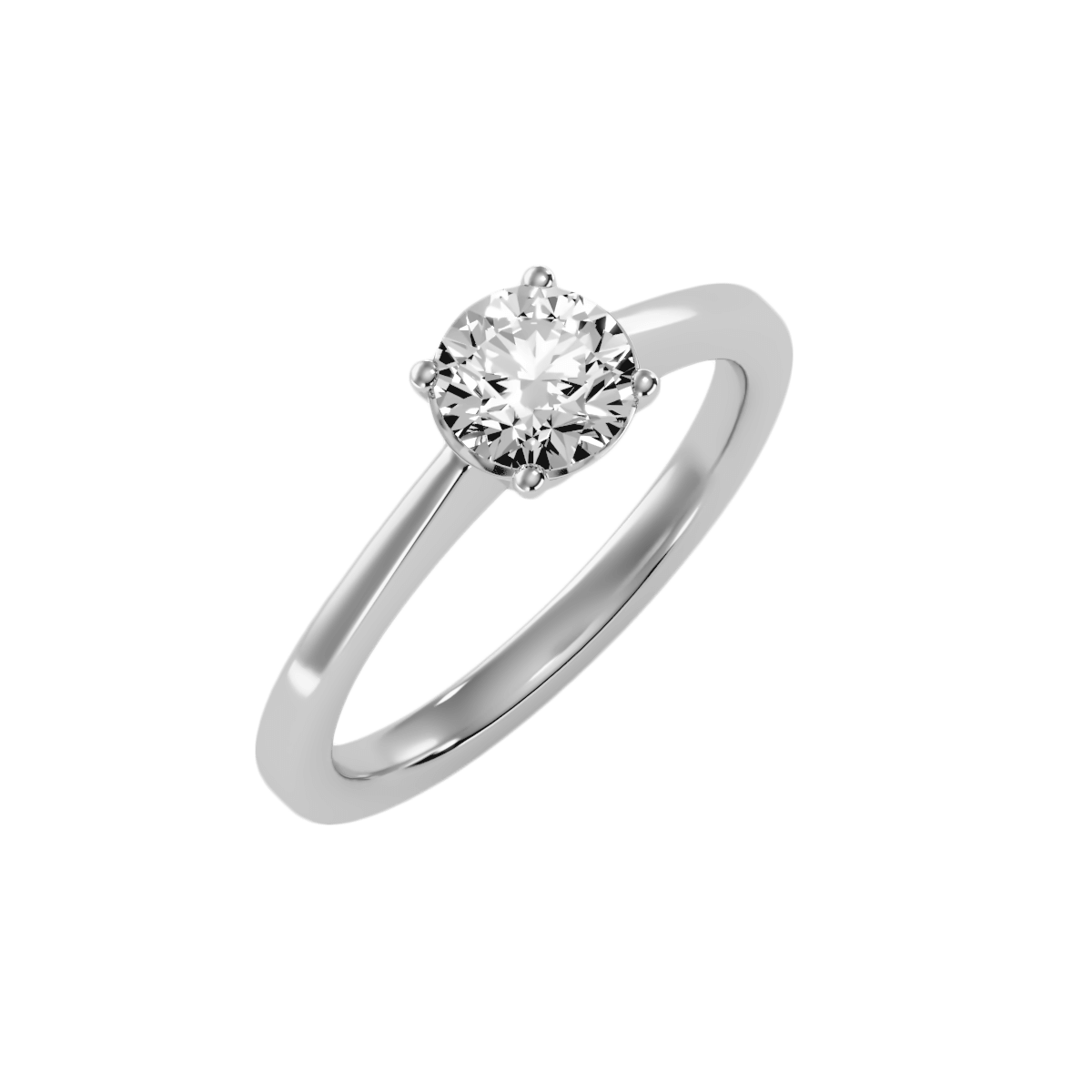 טבעת יהלום קלאסית לאישה