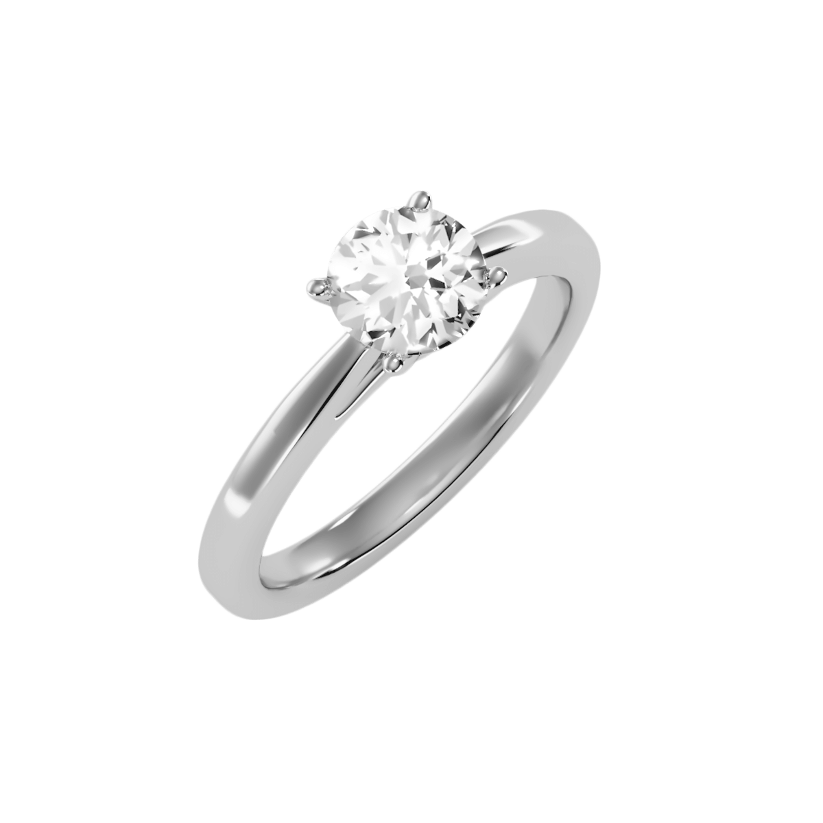 טבעת יהלום קלאסית לאישה