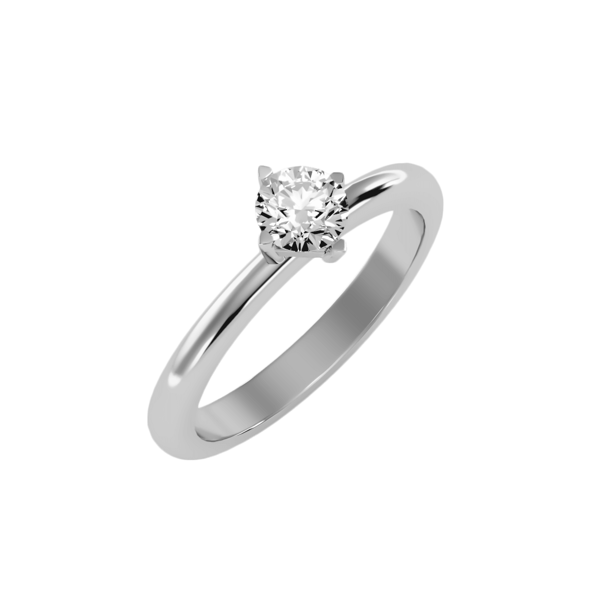 טבעת יהלום קלאסית לאישה