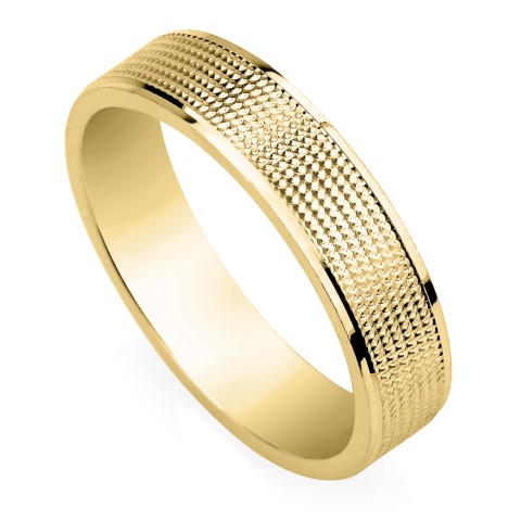 טבעת זהב אדום מעוצבת לאישה