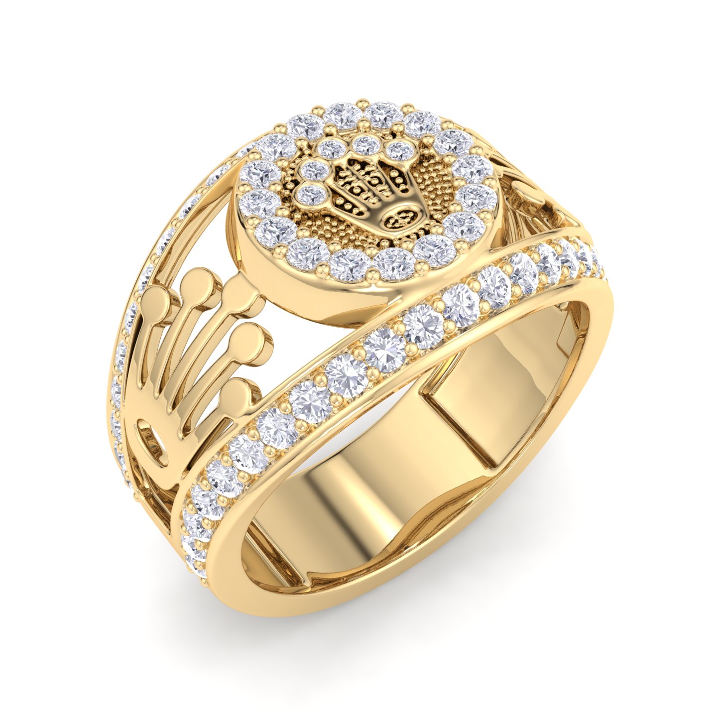 טבעת יוקרתית בעיצוב קלאסי 