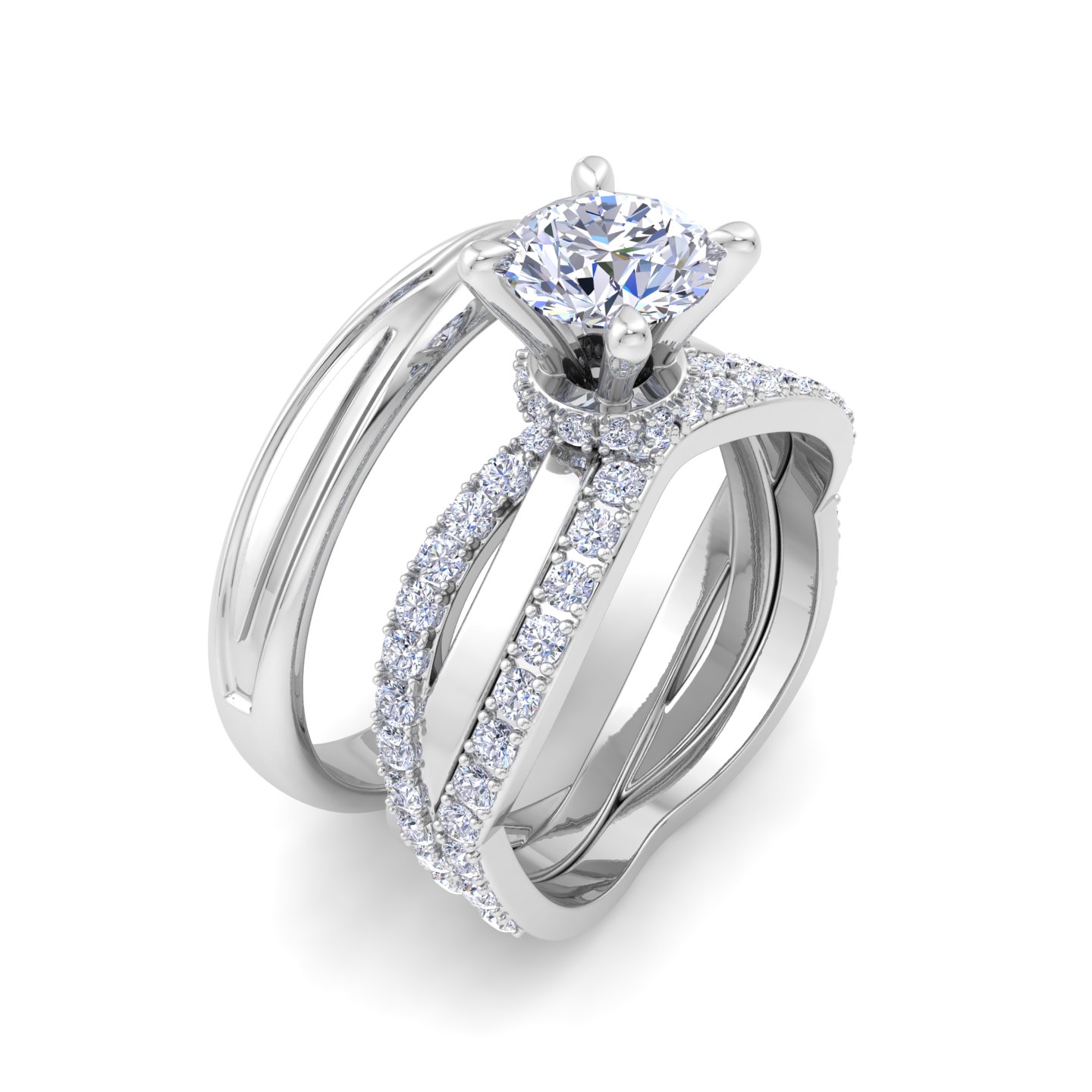 סט טבעות גולדיאם