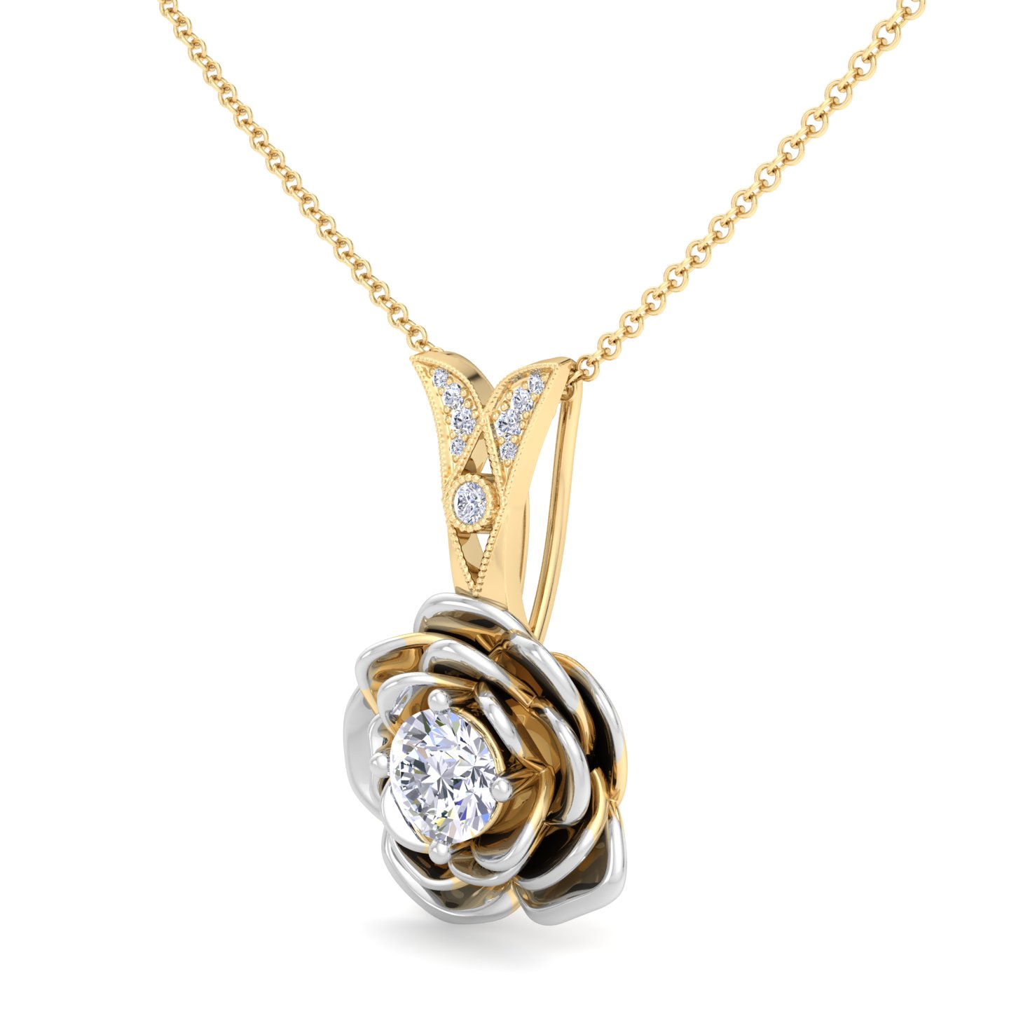 תליון זהב מודרני