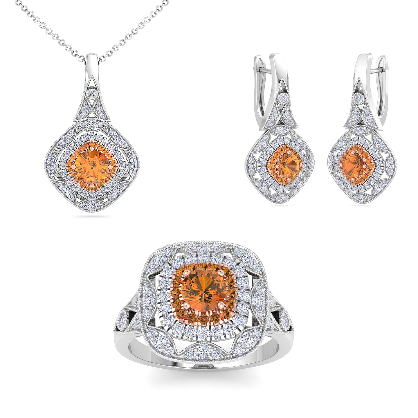 סט תכשיטי יוקרה