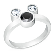 תכשיטי יהלומים שחורים לאישה