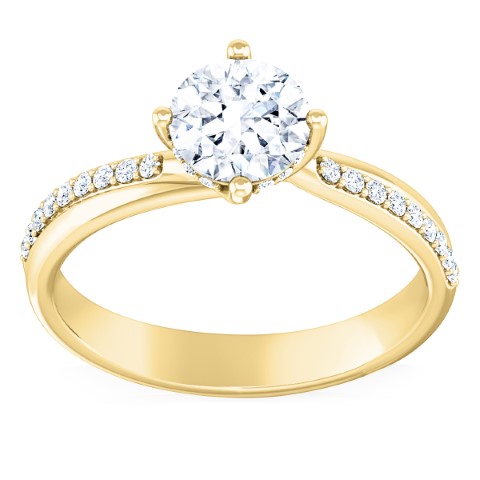 טבעת יהלום 2 קראט