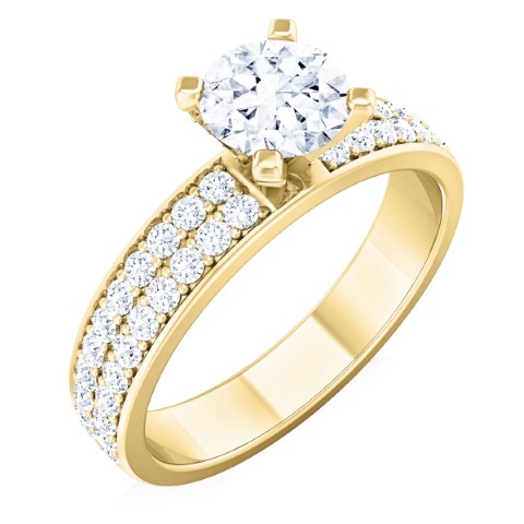 טבעות יהלומים עדינות