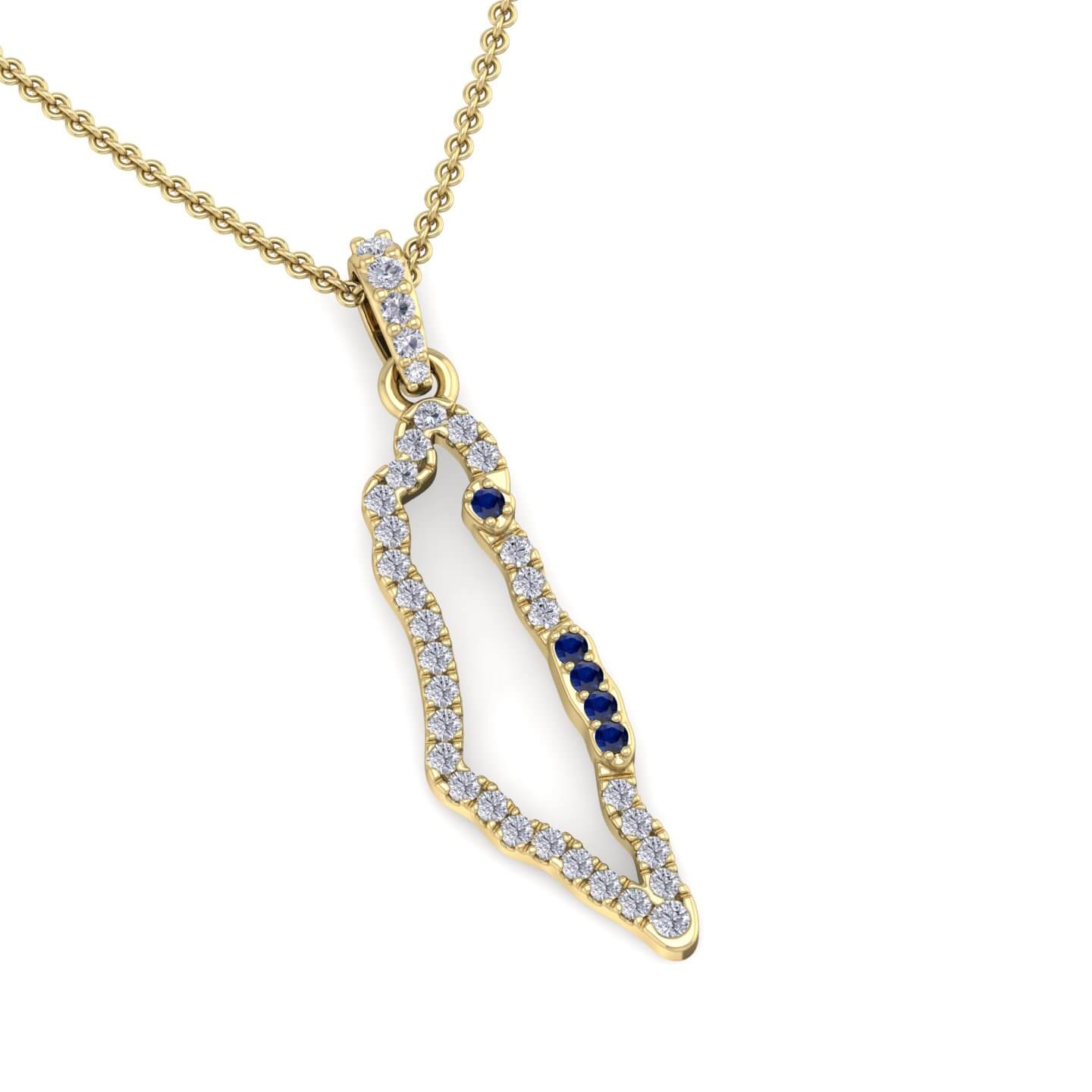 תליון יהלומים