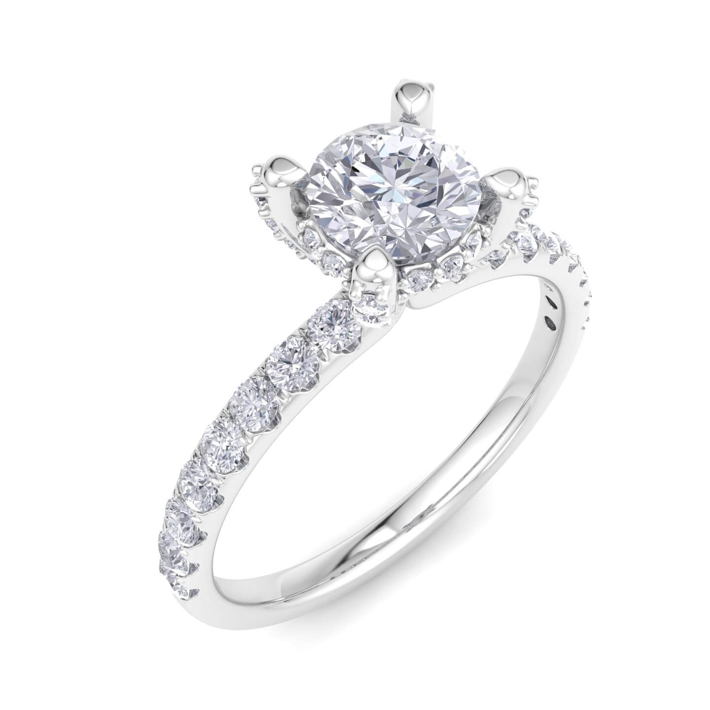 טבעת אירוסין עדינה